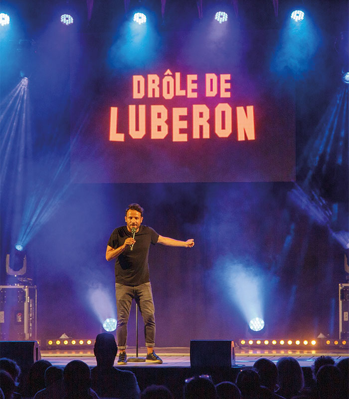 Location d'un écran led géant lors de l'événement Drole de Luberon