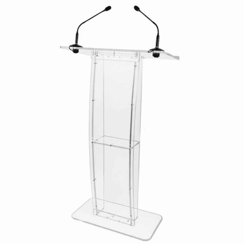 Pupitre conférence plexiglas