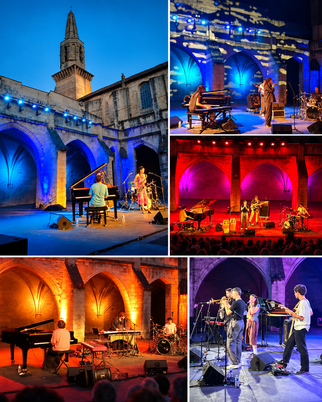 prestation technique son et lumière avignon jazz festival